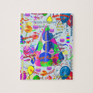 September, 17 Geburtstag Jigsaw Puzzle