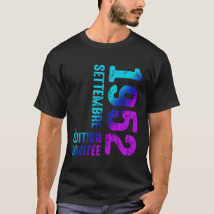 September 1952 Jahr 1952 Vintag 1952 Seit 1952 R T-Shirt