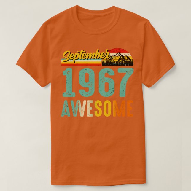 September 1967 Geburtstagsgeschenk Shirt Vintag Se (Design vorne)