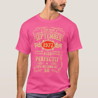 September 1972 Der Mythos Mensch Legende 50 Jahre  T-Shirt
