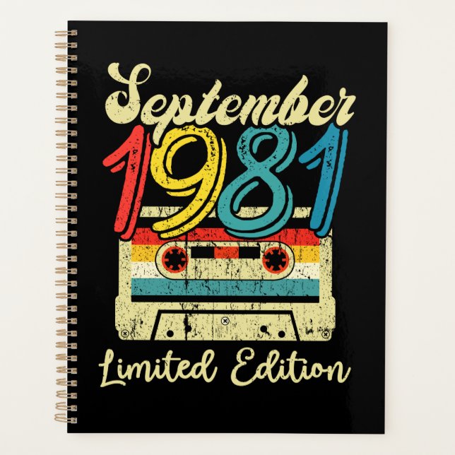 September 1981 Glückwunsch zum 40. Geburtstag Planer (Vorderseite)