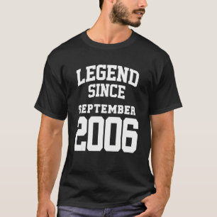 September 2006 16. Geburtstagsfeier 16 Jahre alt T-Shirt