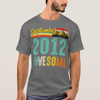 September 2012 Geburtstagsgeschenk Shirt Vintag Se