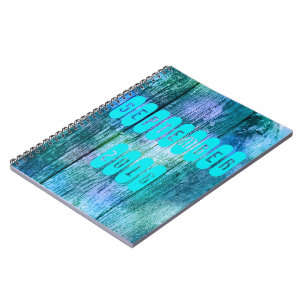 September 2016 Lila Turquoise Month Notebook Notizblock