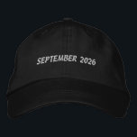 SEPTEMBER 2026 Celebrate Month Trucker-Hat Navy Bestickte Baseballkappe<br><div class="desc">Make “SEPTEMBER 2026” unforgettable with this Navy Alternative Apparel Basic Adjustable Cap, detailed with clean, high-quality embroidery for a refined and durable look. The one-size-fits-all adjustable strap offers dependable comfort, making it perfect for fall events, academic batches, company milestones, or promotional branding. Order in bulk to create a cohesive appearance...</div>