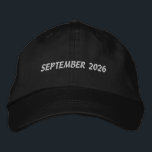 SEPTEMBER 2026 Celebrate Month Trucker-Hat Navy Bestickte Baseballkappe<br><div class="desc">Make “SEPTEMBER 2026” unforgettable with this Navy Alternative Apparel Basic Adjustable Cap, detailed with clean, high-quality embroidery for a refined and durable look. The one-size-fits-all adjustable strap offers dependable comfort, making it perfect for fall events, academic batches, company milestones, or promotional branding. Order in bulk to create a cohesive appearance...</div>