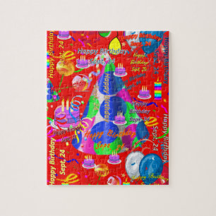 September, 24. Geburtstag Jigsaw Puzzle
