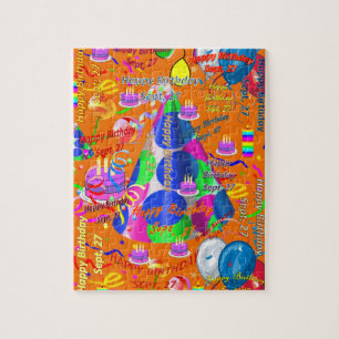 September, 27. Geburtstag Jigsaw Puzzle