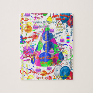 September, 29. Geburtstag Jigsaw Puzzle