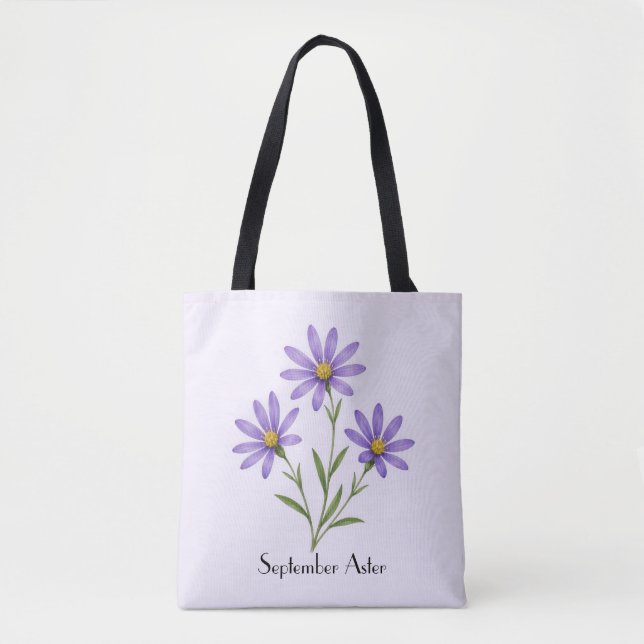 September-Aster-Blumen (Vorderseite)