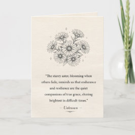 September-Aster Karte