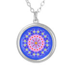September Birth Month Blume Blue Zen Mandala Versilberte Kette<br><div class="desc">Nehmen Sie die Essenz Ihres Geburtsmonats mit meiner faszinierenden September Geburtsmonat Blume heilige Geometrie mandala Zen Kunsthalskette. Mein einzigartiges und unverwechselbares Mandala-Design zeigt lila aster und den rosa Morgenglanz , die herrlichen Blume, die den neunten Monat des Jahres symbolisieren und Ihre Persönlichkeit auszeichnen. Als September Baby neigen Sie dazu, über...</div>
