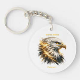September Birth Month Spirit Animal Eagle Geschenk Schlüsselanhänger