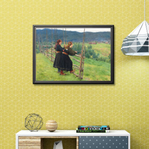 September Erik Werenskiold Fine Art Norwegen Poster