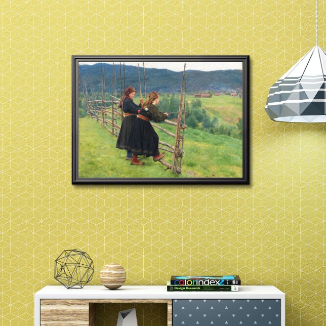 September Erik Werenskiold Fine Art Norwegen Poster (Von Creator hochgeladen)