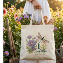 September-Geburtsblume Aster & Libelle