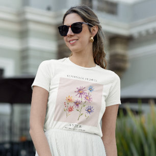 September-Geburtsmonats-Blumen-T-Shirt T-Shirt