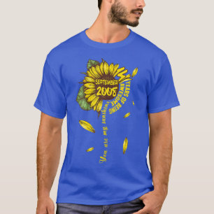 September Girls 2008 14. Sonnenblume Geburtstag Ma T-Shirt