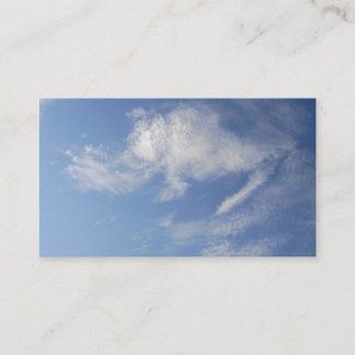 September-Himmel Visitenkarte