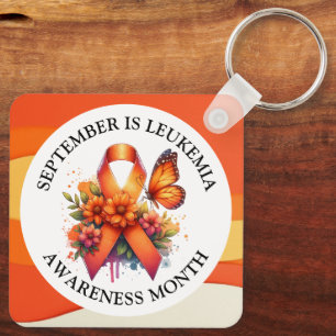 September ist Leukemia Awareness Montag Schlüsselanhänger