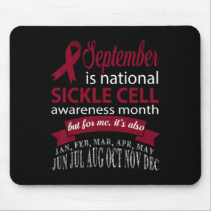 September ist Sichelzellanämie Monat T Shirt Mousepad