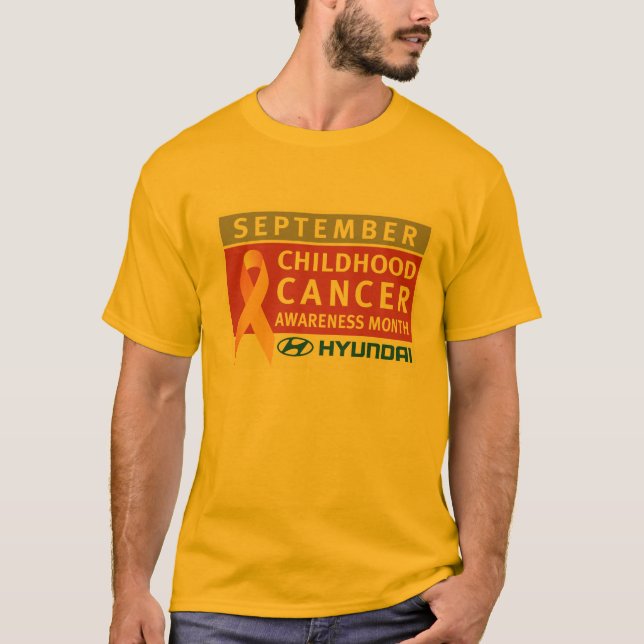 September-Kindheits-Krebs-Bewusstseins-Monats-T - T-Shirt (Vorderseite)