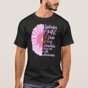 September Mädchen 1946 Geburtstag für sie T-Shirt