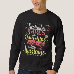 September Mädchen werden mit einem wenig H Sweatshirt