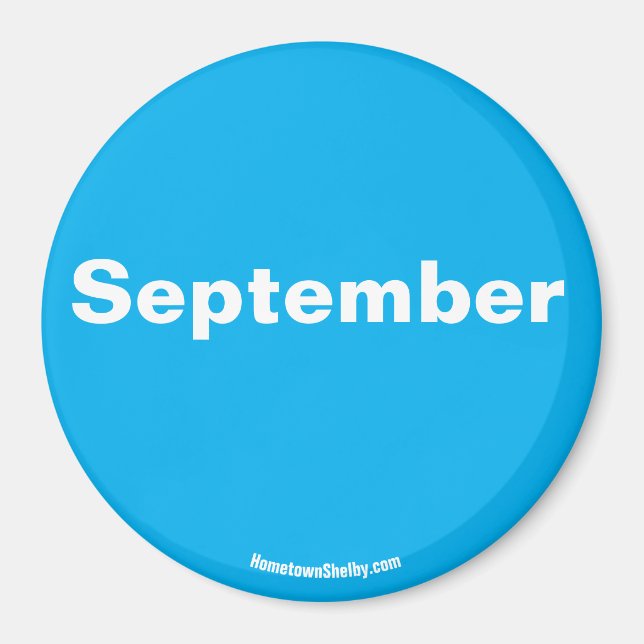 September-Magnet Magnet (Vorne)