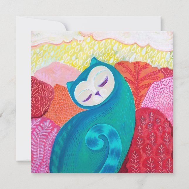 September Mini Art Print Einladung (Vorderseite)