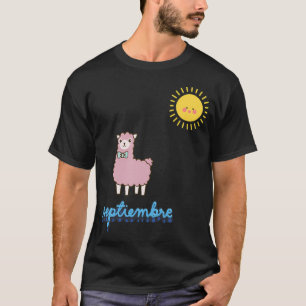 September mit Lama T-Shirt