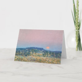 September Moonrise | Childe Hassam Karte