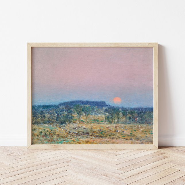 September Moonrise | Childe Hassam Poster (Von Creator hochgeladen)