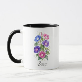 September Morning Glory Geburtstagsblume Kaffeetas Tasse