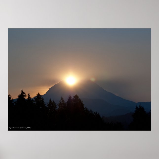 September Sunrise Poster (Vorne)