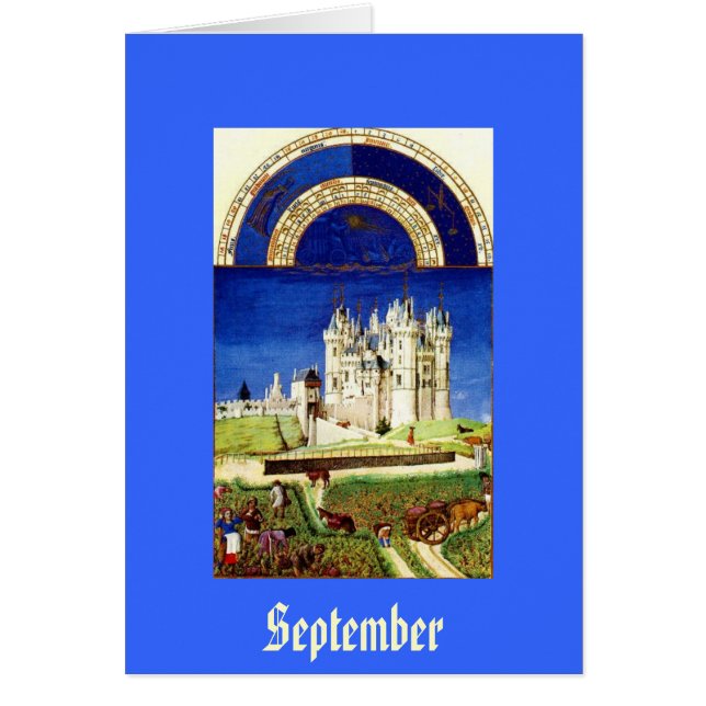 September - Tres Riches Heures du Duc de Berry (Vorne)