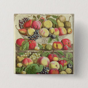 September, von 'zwölf Monaten Früchten Button