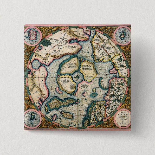 Septentrionalium terrarum descriptio, Karte des A Button (Vorderseite)