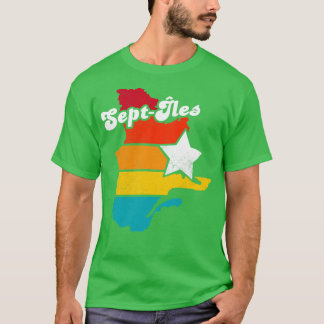 SeptIles Quebec Kanada Vintag gestörtes Souvenir T-Shirt