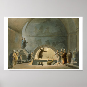 Sepulchral Chamber, in der Nähe von Bethany, aus " Poster