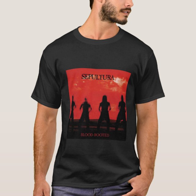 Sepultura Blood Rooted Album Cover2098png2098 T-Shirt (Vorderseite)