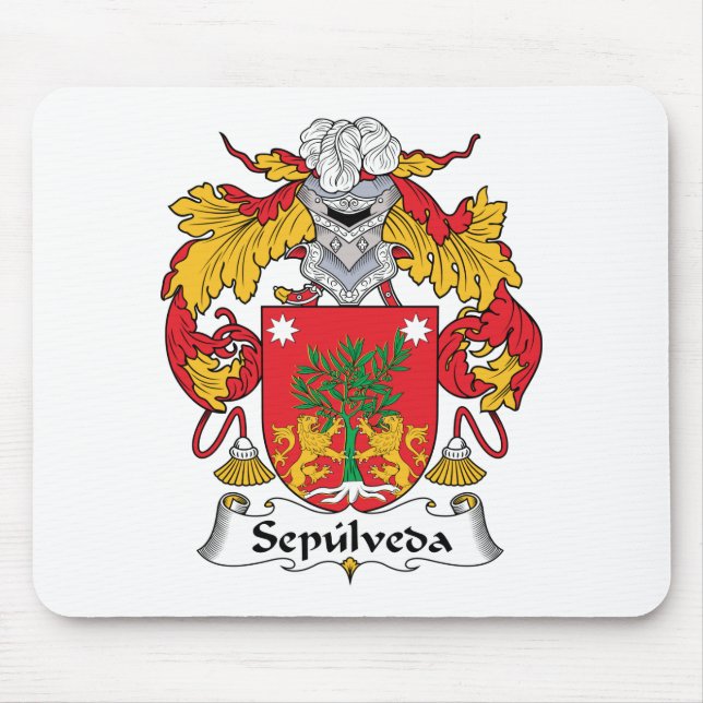 Sepulveda Familienwappen Mousepad (Vorne)