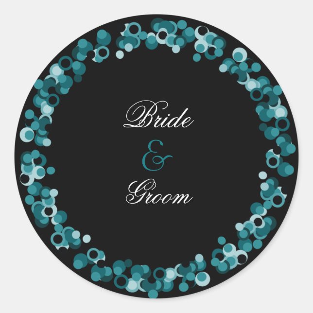 Sequel Wedding Sticker :: Aquamarin (Vorderseite)