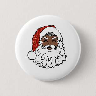Sequenzen aus schwarzen Santa-Claus Button