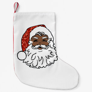 Sequenzen von Black Santa Claus Weihnachten Weihna Kleiner Weihnachtsstrumpf