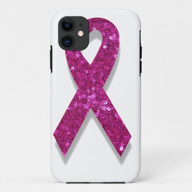 Sequenzierung des rosa Brustkrebs Case-Mate iPhone Hülle (Rückseite)