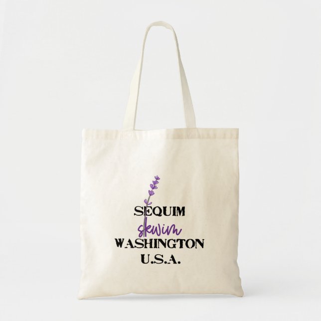 Sequim Lavender Budget Tote Bag Tragetasche (Vorne)