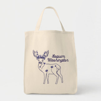 Sequim Lavender-Elch-Tragetasche Tragetasche