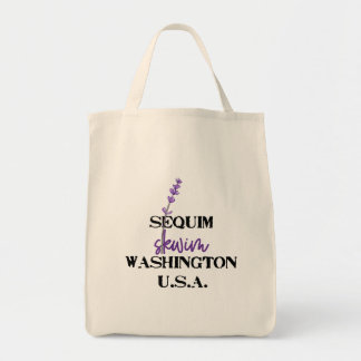 Sequim Lavender Grocery Tote Bag Tragetasche