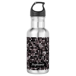 Sequin-Art-Druck personalisiert Trinkflasche